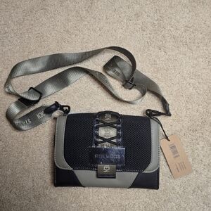NWT Steve Madden Olive and Black Crossbody Bag